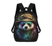 sinyumoney Sacs À Dos Imprimés En 3D Pour Enfants Stylish Panda Art Print Sacs À Dos Tendance Et Décontractés, Sacs De Voyage Mignons, Sacs À Dos Décontractés Pour Garçons Et Filles