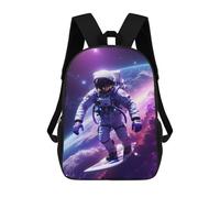 sinyumoney Sacs À Dos Imprimés En 3D Pour Enfants Surfing Astronaut Space Sacs À Dos Tendance Et Décontractés, Sacs De Voyage Mignons, Sacs À Dos Décontractés Pour Garçons Et Filles