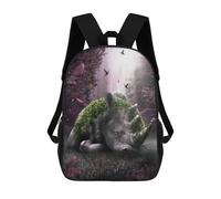 sinyumoney Sacs À Dos Imprimés En 3D Pour Enfants The Forgotten Rhino : Sac À Dos Scolaire Mignon Pour Garçons, Idéal Pour Les Activités De Plein Air Et Les Sorties Au Collège 17inch