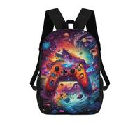 sinyumoney Sacs À Dos Imprimés En 3D Pour Enfants Vibrant Gaming Controller Artwork -99 Sacs À Dos Scolaires Garçon Fille Avec Grandes Poches Pour Enfants 17inch