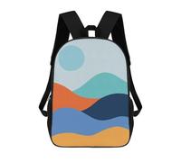 sinyumoney Sacs À Dos Imprimés En 3D Pour Enfants Watercolor Landscape 08 : Sac À Dos Scolaire Mignon Pour Garçons, Idéal Pour Les Activités De Plein Air Et Les Sorties Au Collège 17inch