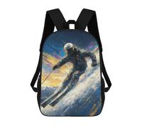 sinyumoney Sacs À Dos Imprimés En 3D Pour Enfants Winter Sports Adventure Gear Sacs À Dos Tendance Et Décontractés, Sacs De Voyage Mignons, Sacs À Dos Décontractés Pour Garçons Et Filles