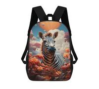 sinyumoney Sacs À Dos Imprimés En 3D Pour Enfants Zebra in Fantasy Land Sacs À Dos Tendance Et Décontractés, Sacs De Voyage Mignons, Sacs À Dos Décontractés Pour Garçons Et Filles