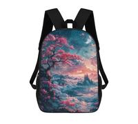 sinyumoney Sacs À Dos Japanese Landscape Sac À Dos Scolaire Pour Enfants, Sac D'école Imprimé En 3D Pour Garçons, Élèves Du Primaire Et Du Collège 17inch