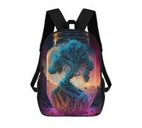 sinyumoney Sacs À Dos Journey Through The Glass Forest Sac À Dos Scolaire Pour Enfants, Sac D'école Imprimé En 3D Pour Garçons, Élèves Du Primaire Et Du Collège 17inch