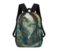 sinyumoney Sacs À Dos Mystical Kintsugi Passage Sac À Dos Scolaire Pour Enfants, Sac D'école Imprimé En 3D Pour Garçons, Élèves Du Primaire Et Du Collège 17inch