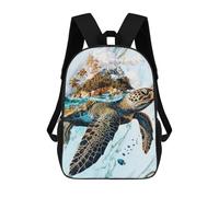sinyumoney Sacs À Dos Oceans Eternal Voyager Sac À Dos Scolaire Pour Enfants, Sac D'école Imprimé En 3D Pour Garçons, Élèves Du Primaire Et Du Collège 17inch