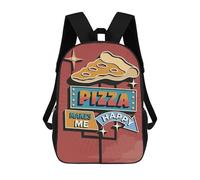 sinyumoney Sacs À Dos Pizza Makes Me Happy Sac À Dos Scolaire Pour Enfants, Sac D'école Imprimé En 3D Pour Garçons, Élèves Du Primaire Et Du Collège 17inch