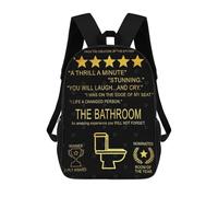sinyumoney Sacs À Dos Pour Enfants 13 Quotes 13 Sac D'école Imprimé En 3D Pour Enfants, Sac À Dos De Voyage Tendance Pour Écoliers 17inch