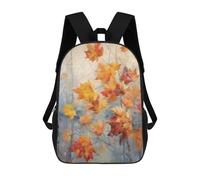 sinyumoney Sacs À Dos Pour Enfants 17inch Autumn Leaves Wall Art Sac À Dos Imprimé 3D, Sac D'école, Sac Tendance, Sac De Voyage, Sac Scolaire Pour L'école Ou Les Voyages