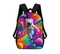 sinyumoney Sacs À Dos Pour Enfants 17inch Colorful Astronaut Journey Sac À Dos Imprimé 3D, Sac D'école, Sac Tendance, Sac De Voyage, Sac Scolaire Pour L'école Ou Les Voyages