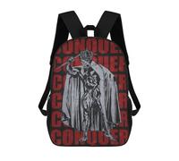 sinyumoney Sacs À Dos Pour Enfants 17inch CONQUER Ronnie Mr Olympia Gym Motivation Sac À Dos Imprimé 3D, Sac D'école, Sac Tendance, Sac De Voyage, Sac Scolaire Pour L'école Ou Les Voyages