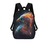 sinyumoney Sacs À Dos Pour Enfants 17inch Cosmic Eagle Portrait Sac À Dos Imprimé 3D, Sac D'école, Sac Tendance, Sac De Voyage, Sac Scolaire Pour L'école Ou Les Voyages