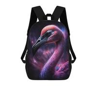 sinyumoney Sacs À Dos Pour Enfants 17inch Cosmic Flamingo Art Print-4 Sac À Dos Imprimé 3D, Sac D'école, Sac Tendance, Sac De Voyage, Sac Scolaire Pour L'école Ou Les Voyages