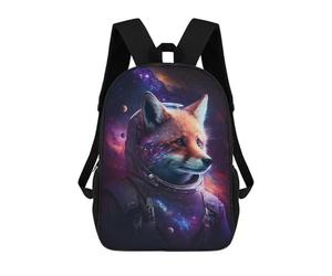 sinyumoney Sacs À Dos Pour Enfants 17inch Cosmic Fox Astronaut Art Print-5 Sac À Dos Imprimé 3D, Sac D'école, Sac Tendance, Sac De Voyage, Sac Scolaire Pour L'école Ou Les Voyages