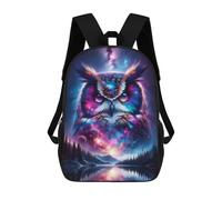sinyumoney Sacs À Dos Pour Enfants 17inch Cosmic Owl Sac À Dos Imprimé 3D, Sac D'école, Sac Tendance, Sac De Voyage, Sac Scolaire Pour L'école Ou Les Voyages
