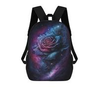 sinyumoney Sacs À Dos Pour Enfants 17inch Cosmic Rose Bloom-4 Sac À Dos Imprimé 3D, Sac D'école, Sac Tendance, Sac De Voyage, Sac Scolaire Pour L'école Ou Les Voyages
