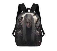 sinyumoney Sacs À Dos Pour Enfants 17inch Dark Fantasy Warrior Artwork -1 Sac À Dos Imprimé 3D, Sac D'école, Sac Tendance, Sac De Voyage, Sac Scolaire Pour L'école Ou Les Voyages