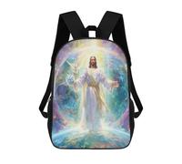sinyumoney Sacs À Dos Pour Enfants 17inch Divine Light of Creation Sac À Dos Imprimé 3D, Sac D'école, Sac Tendance, Sac De Voyage, Sac Scolaire Pour L'école Ou Les Voyages