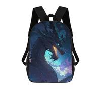 sinyumoney Sacs À Dos Pour Enfants 17inch Dragon Fantasy Artwork Sac À Dos Imprimé 3D, Sac D'école, Sac Tendance, Sac De Voyage, Sac Scolaire Pour L'école Ou Les Voyages