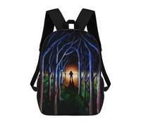 sinyumoney Sacs À Dos Pour Enfants 17inch Enchanted Forest Pathway Sac À Dos Imprimé 3D, Sac D'école, Sac Tendance, Sac De Voyage, Sac Scolaire Pour L'école Ou Les Voyages