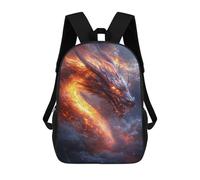 sinyumoney Sacs À Dos Pour Enfants 17inch Fiery Dragon in Action Sac À Dos Imprimé 3D, Sac D'école, Sac Tendance, Sac De Voyage, Sac Scolaire Pour L'école Ou Les Voyages