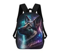 sinyumoney Sacs À Dos Pour Enfants 17inch Galactic Dog Portrait -8 Sac À Dos Imprimé 3D, Sac D'école, Sac Tendance, Sac De Voyage, Sac Scolaire Pour L'école Ou Les Voyages