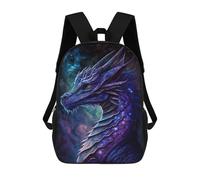 sinyumoney Sacs À Dos Pour Enfants 17inch Galactic Dragon Artwork-9 Sac À Dos Imprimé 3D, Sac D'école, Sac Tendance, Sac De Voyage, Sac Scolaire Pour L'école Ou Les Voyages