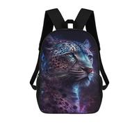 sinyumoney Sacs À Dos Pour Enfants 17inch Galactic Leopard Portrait-19 Sac À Dos Imprimé 3D, Sac D'école, Sac Tendance, Sac De Voyage, Sac Scolaire Pour L'école Ou Les Voyages