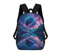 sinyumoney Sacs À Dos Pour Enfants 17inch Galactic Reflections Celestial Lake Scene -2 Sac À Dos Imprimé 3D, Sac D'école, Sac Tendance, Sac De Voyage, Sac Scolaire Pour L'école Ou Les Voyages