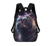 sinyumoney Sacs À Dos Pour Enfants 17inch Galactic Tiger Portrait-24 Sac À Dos Imprimé 3D, Sac D'école, Sac Tendance, Sac De Voyage, Sac Scolaire Pour L'école Ou Les Voyages