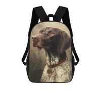 sinyumoney Sacs À Dos Pour Enfants 17inch German Shorthaired Pointer Painting Sac À Dos Imprimé 3D, Sac D'école, Sac Tendance, Sac De Voyage, Sac Scolaire Pour L'école Ou Les Voyages