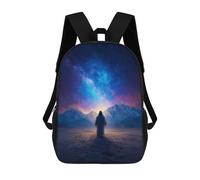 sinyumoney Sacs À Dos Pour Enfants 17inch Journey to The Stars Sac À Dos Imprimé 3D, Sac D'école, Sac Tendance, Sac De Voyage, Sac Scolaire Pour L'école Ou Les Voyages