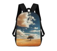 sinyumoney Sacs À Dos Pour Enfants 17inch Lone Tree Desert Watch Sac À Dos Imprimé 3D, Sac D'école, Sac Tendance, Sac De Voyage, Sac Scolaire Pour L'école Ou Les Voyages