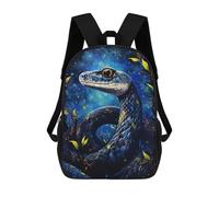 sinyumoney Sacs À Dos Pour Enfants 17inch Magical Night Snake Artwork Sac À Dos Imprimé 3D, Sac D'école, Sac Tendance, Sac De Voyage, Sac Scolaire Pour L'école Ou Les Voyages