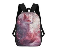 sinyumoney Sacs À Dos Pour Enfants 17inch Mystical Fox with Cherry Blossoms Sac À Dos Imprimé 3D, Sac D'école, Sac Tendance, Sac De Voyage, Sac Scolaire Pour L'école Ou Les Voyages