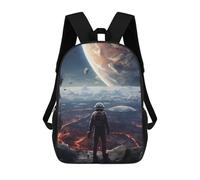 sinyumoney Sacs À Dos Pour Enfants 17inch One Man Alone Sac À Dos Imprimé 3D, Sac D'école, Sac Tendance, Sac De Voyage, Sac Scolaire Pour L'école Ou Les Voyages