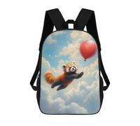 sinyumoney Sacs À Dos Pour Enfants 17inch Red Panda Balloon Flight Sac À Dos Imprimé 3D, Sac D'école, Sac Tendance, Sac De Voyage, Sac Scolaire Pour L'école Ou Les Voyages