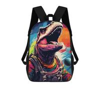 sinyumoney Sacs À Dos Pour Enfants 17inch Space Dinosaur Adventure -17 Sac À Dos Imprimé 3D, Sac D'école, Sac Tendance, Sac De Voyage, Sac Scolaire Pour L'école Ou Les Voyages