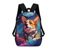 sinyumoney Sacs À Dos Pour Enfants 17inch Space Dog Adventure-165 Sac À Dos Imprimé 3D, Sac D'école, Sac Tendance, Sac De Voyage, Sac Scolaire Pour L'école Ou Les Voyages