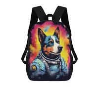 sinyumoney Sacs À Dos Pour Enfants 17inch Space Dog Astronaut Art Print-1 Sac À Dos Imprimé 3D, Sac D'école, Sac Tendance, Sac De Voyage, Sac Scolaire Pour L'école Ou Les Voyages