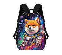 sinyumoney Sacs À Dos Pour Enfants 17inch Space Dog Astronaut Art Print-19 Sac À Dos Imprimé 3D, Sac D'école, Sac Tendance, Sac De Voyage, Sac Scolaire Pour L'école Ou Les Voyages