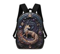 sinyumoney Sacs À Dos Pour Enfants 17inch Steampunk Red Fox Art Deco Sac À Dos Imprimé 3D, Sac D'école, Sac Tendance, Sac De Voyage, Sac Scolaire Pour L'école Ou Les Voyages