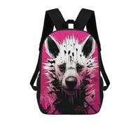 sinyumoney Sacs À Dos Pour Enfants Abstract Hyena Portrait Sac À Dos Scolaire, Cartable Pour Enfants, Sac De Voyage, Sac À Livres, Sac À Dos Imprimé En 3D Pour Garçons Et Filles 17inch