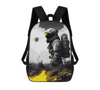 sinyumoney Sacs À Dos Pour Enfants Astronaut on Alien Planet -16 Sac D'école Imprimé En 3D, Sac Tendance, Sac De Voyage Pour L'école Ou Les Voyages 17inch