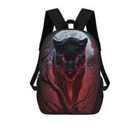 sinyumoney Sacs À Dos Pour Enfants Black Panther Moonlit Forest -1 Sac À Dos Scolaire, Cartable Pour Enfants, Sac De Voyage, Sac À Livres, Sac À Dos Imprimé En 3D Pour Garçons Et Filles 17inch