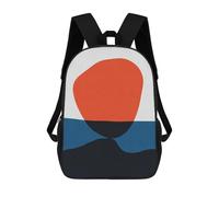 sinyumoney Sacs À Dos Pour Enfants Blue And Red I Sac D'école Imprimé En 3D Pour Enfants, Sac À Dos De Voyage Tendance Pour Écoliers 17inch