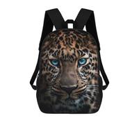 sinyumoney Sacs À Dos Pour Enfants Blue Eyed Leopard Sac D'école Sac À Dos Garçon Sac De Voyage Sac D'écolier Sac À Livres Et Fournitures Scolaires Sacs D'école 17inch
