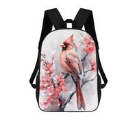 sinyumoney Sacs À Dos Pour Enfants Cardinal Cherry Blossom Sac D'école Imprimé En 3D, Sac Tendance, Sac De Voyage Pour L'école Ou Les Voyages 17inch
