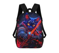 sinyumoney Sacs À Dos Pour Enfants Cat Russian Blue Samurai Animal Sac D'école Imprimé En 3D, Sac Tendance, Sac De Voyage Pour L'école Ou Les Voyages 17inch